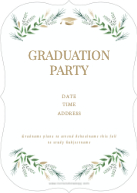 Gilded Greenery (Shaped Cut) Back