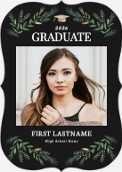 Gilded Greenery (Shaped Cut) Front