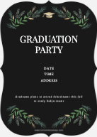 Gilded Greenery (Shaped Cut) Back