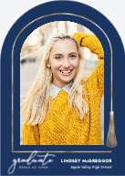 Arched Tassel Border (Shaped Cut) Front