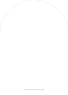 Arched Tassel Border (Shaped Cut) Back