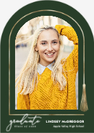 Arched Tassel Border (Shaped Cut) Front