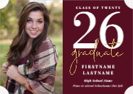 Showcased Year (Shaped Cut) Front