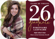 Showcased Year (Shaped Cut) Front