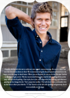 Lets Party Grad Hat (Shaped Cut) Back