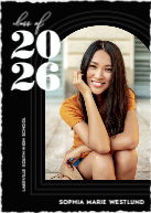 Arched Year (Shaped Cut) Front