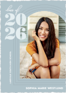 Arched Year (Shaped Cut) Front