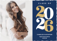 Year Standout (Shaped Cut) Front