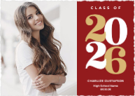 Year Standout (Shaped Cut) Front