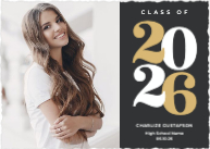 Year Standout (Shaped Cut) Front