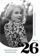 Curved Year (Shaped Cut) Front