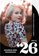 Curved Year (Shaped Cut) Front