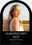 Bordered Script (Shaped Cut) Back