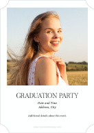 Bordered Script (Shaped Cut) Back