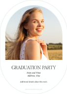 Bordered Script (Shaped Cut) Back