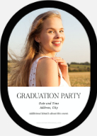 Bordered Script (Shaped Cut) Back