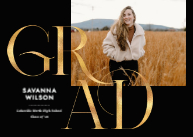 Sophisticated Grad Front