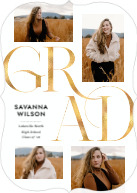 Sophisticated Grad (Shaped Cut) Front