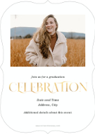 Sophisticated Grad (Shaped Cut) Back