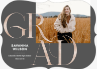 Sophisticated Grad (Shaped Cut) Front