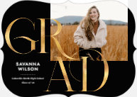 Sophisticated Grad (Shaped Cut) Front