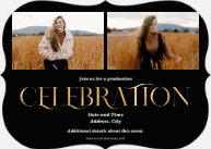 Sophisticated Grad (Shaped Cut) Back