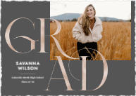 Sophisticated Grad (Shaped Cut) Front