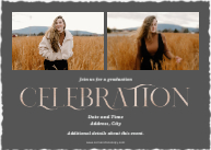 Sophisticated Grad (Shaped Cut) Back