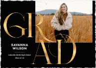 Sophisticated Grad (Shaped Cut) Front