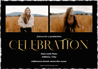 Sophisticated Grad (Shaped Cut) Back