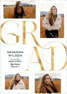 Sophisticated Grad (Shaped Cut) Front