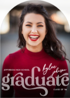 Modern Graduate (Shaped Cut) Front