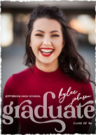 Modern Graduate (Shaped Cut) Front