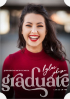 Modern Graduate (Shaped Cut) Front