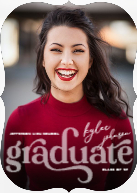 Modern Graduate (Shaped Cut) Front
