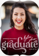 Modern Graduate (Shaped Cut) Front