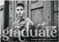 Modern Graduate (Shaped Cut) Front