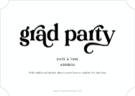 Modern Graduate (Shaped Cut) Back