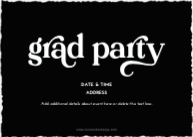 Modern Graduate (Shaped Cut) Back