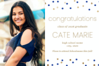 (36 x 24) Golden Confetti