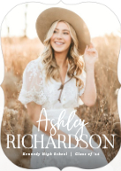 Picture Fill with Script Name (Shaped Cut) Front