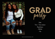 Graduate Script with Cap (Twins) Back