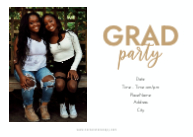 Graduate Script with Cap (Twins) Back