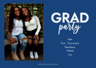 Graduate Script with Cap (Twins) Back