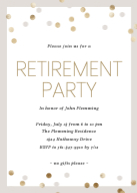 Golden Confetti (Retirement) Front