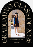 Arched Typography (Shaped Cut) Front