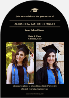 Arched Typography (Shaped Cut) Back