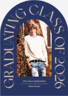 Arched Typography (Shaped Cut) Front