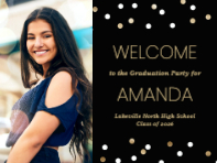 (24 x 18) Golden Confetti