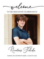 (18 x 24) Scripted Welcome